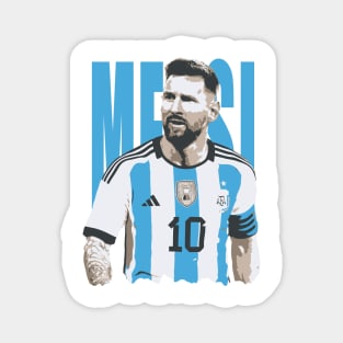 Messi Tribute - Lionel Soccer Player Goat Messi - Ronaldo Soccer Mbappe Messi Argentina Maradona Michael Jordan Inter Miami Ronaldinho Argentina Cristiano Ronaldo - 10 - Barcelona vs real Madrid - World Cup - Mundial de Futbol Magnet