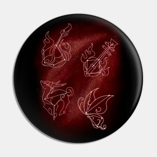 Liyue Pyro Constellations Pin