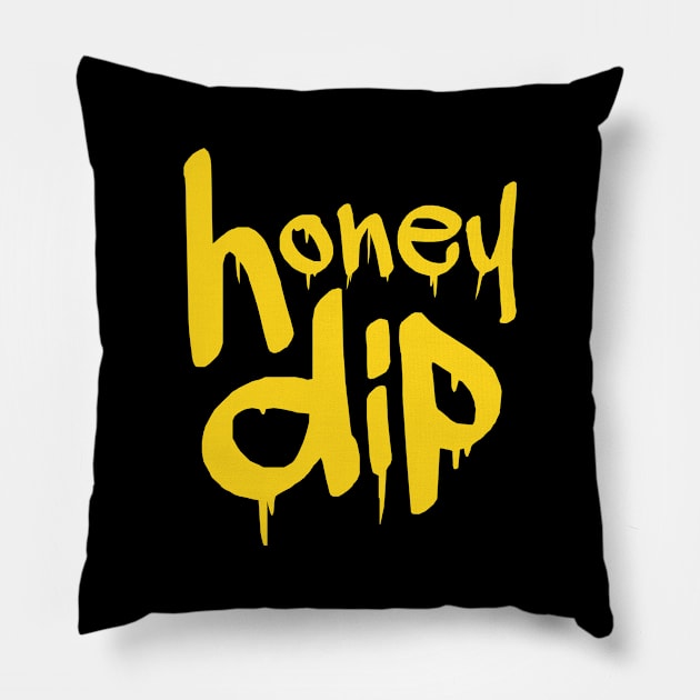 honey dip Pillow by forgottentongues