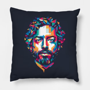 Aesop Rock in Abstract Pillow