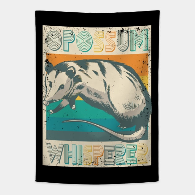 Opossum Whisperer Tapestry by StoneStudios