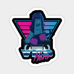 VHS Hero Sylvester Stallone Magnet