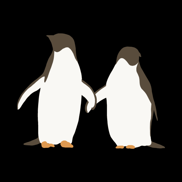 Modern Minimalist Penguins Block Colors by Pixelchicken