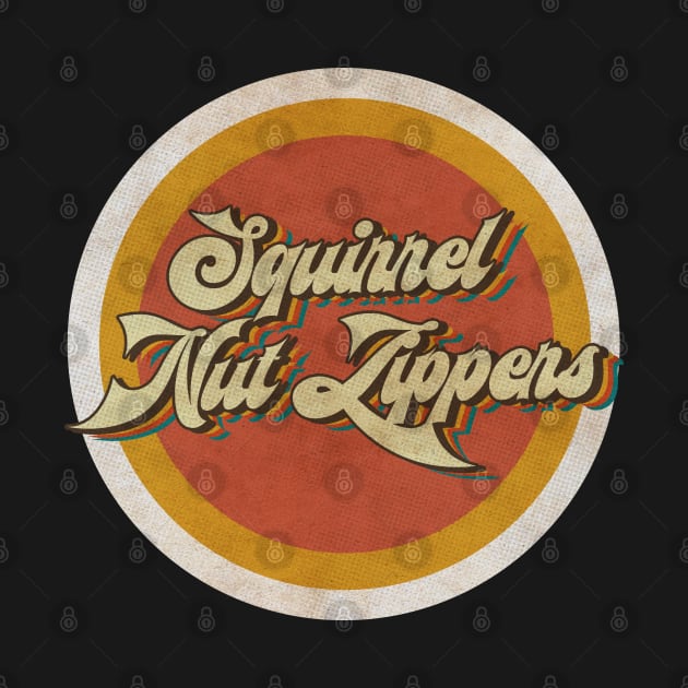 circle vintage Squirrel Nut Zippers by KewanAlasStore