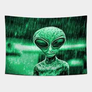 Planet X Aliens Sci-Fi NFT Collection Tapestry