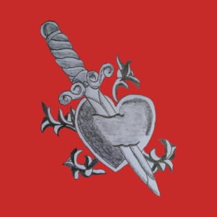 The broke heart dagger T-Shirt