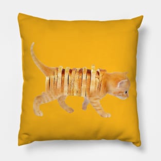 Toast Bread Kitten Pillow