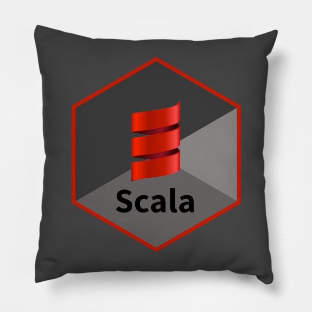 scala hexagonal Pillow by yourgeekside