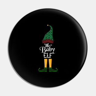 The Baby Elf Matching Family Group Christmas Party Pajama Pin