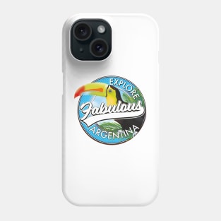 explore fabulous Argentina logo Phone Case