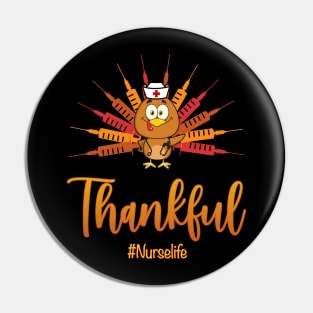 Thankful Turkey Nurse - Special Thanksgiving Edition Pin