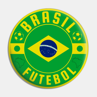 Brasil Futebol Pin