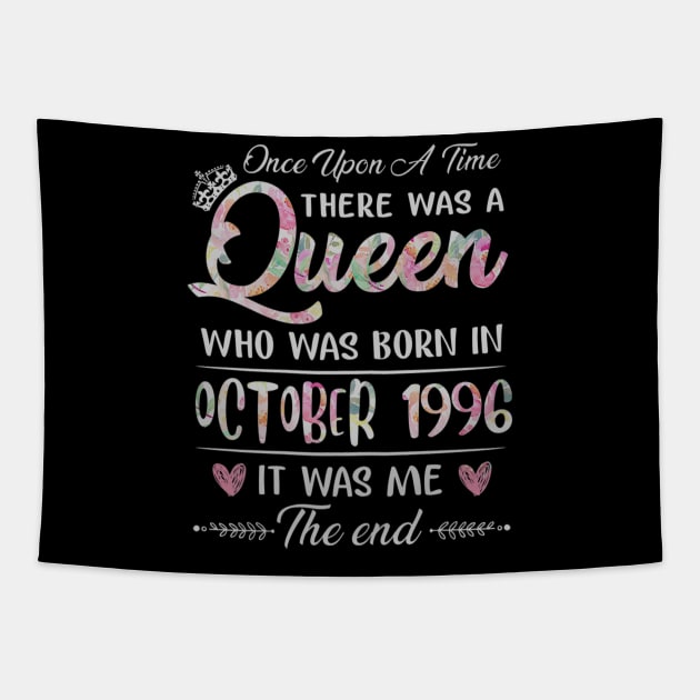 Girls 24th Birthday Queen October 1996 24 Years Old Tapestry by daylightpombo3