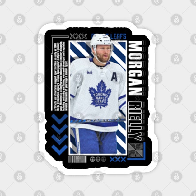 Morgan Rielly Paper Poster Version 10 Magnet by art.Hamdan