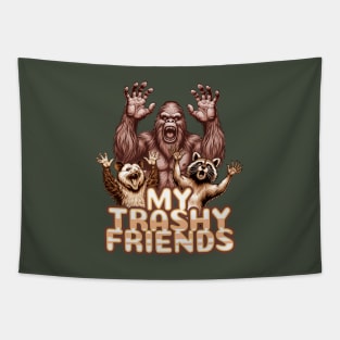 My Trashy Friends Vintage Funny Gift Tapestry