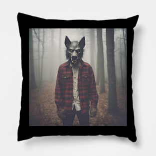 Werewolf of the Woods Pillow