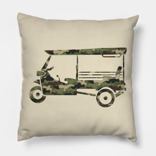 Camo Tuk-Tuk Army Pillow