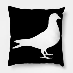 Pigeon Silhouette Pillow