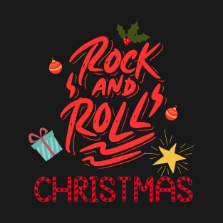 Rock and Rolls Christmas T-Shirt