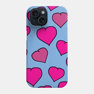 hearts pattern Phone Case