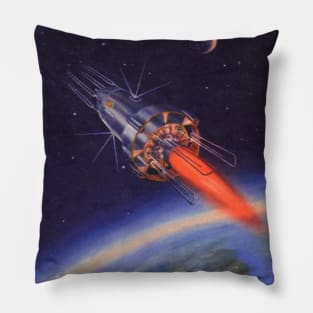 Vintage Science Fiction Pillow