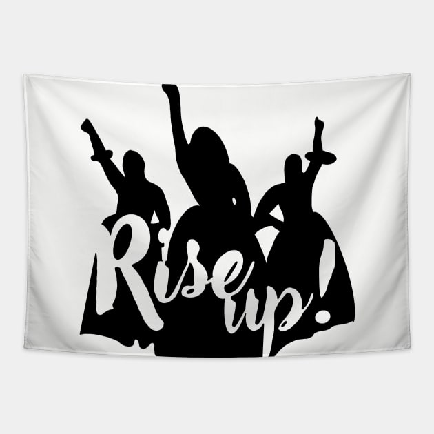 HAMILTON RISE UP SCHUYLER SISTERS Tapestry by tailspalette