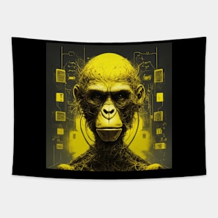 CYBER MONKEY I Tapestry