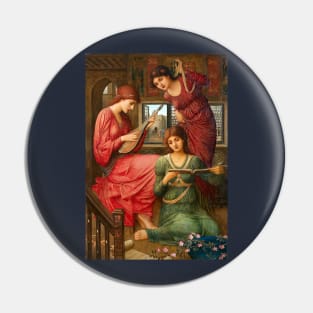 In the Golden Days - John Melhuish Strudwick Pin