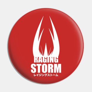 Retro Japanese Game "Raging Storm" Pin