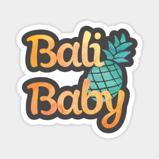 Bali Baby (gold) | Pineapple Design Magnet