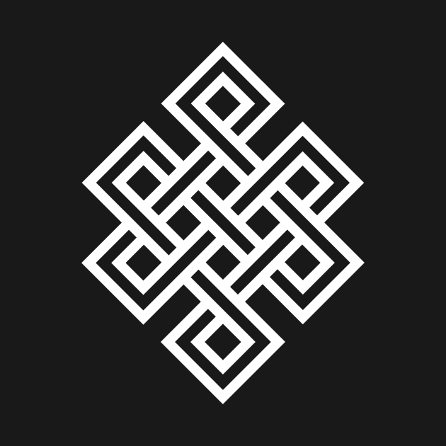 Endless Knot White by Skinny Bob