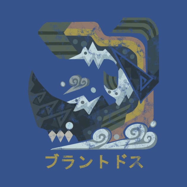 Monster Hunter World Iceborne Beotodus Kanji Icon by StebopDesigns