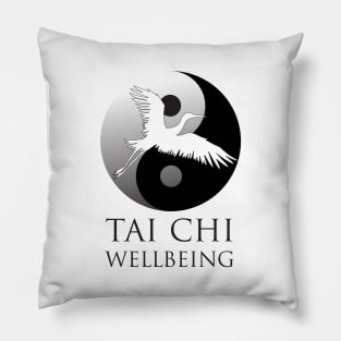 Tai Chi Wellbeing (for light backgrounds) Pillow