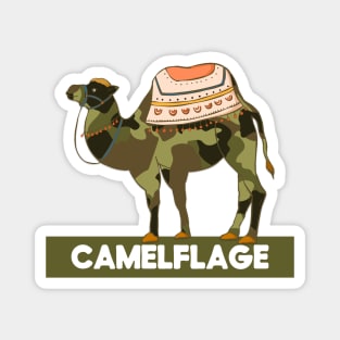 Funny Camelflage Camel Animal Pun | Gift for Camel Lovers Magnet
