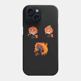 Diluc Sticker Set 1 Phone Case