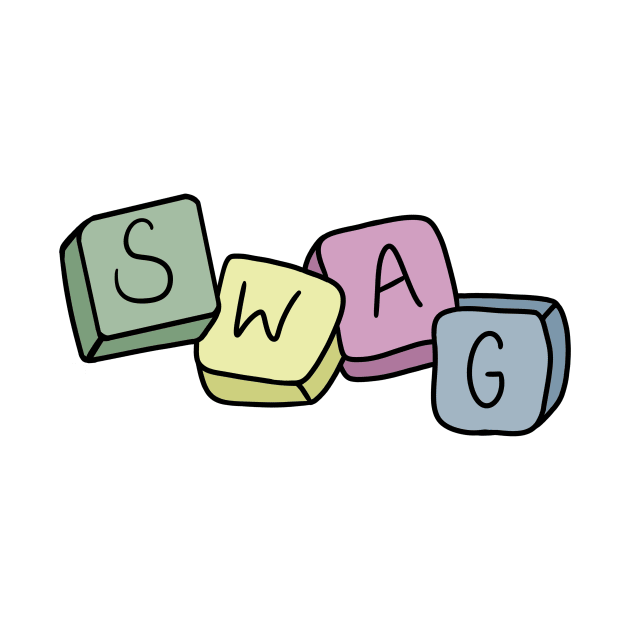 swag colourful dice by saraholiveira06