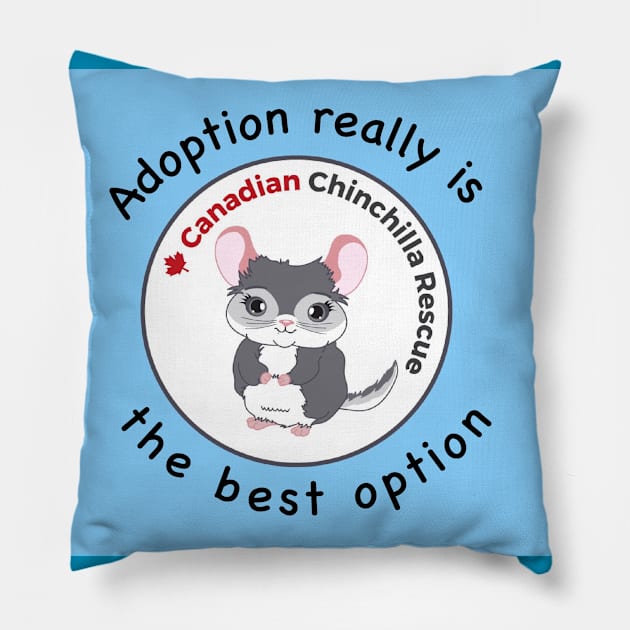 Ccr adoption option Pillow by canchinrescue