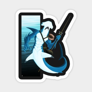 Hammerhead Merfolk Magnet