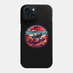 Red Planet Explorer - Perseverance Rover on Mars Phone Case