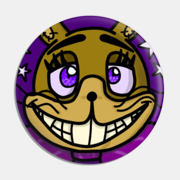 Glitchtrap Icon Pin by The Cat that Draws