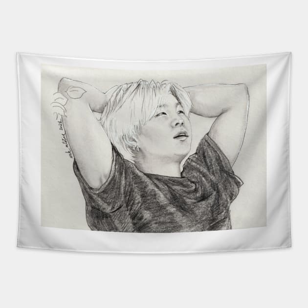 Yoongi Arms Tapestry by emopod