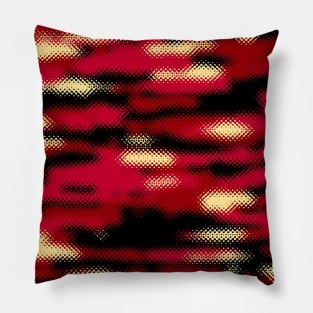 Red Wheat Camouflage Pillow