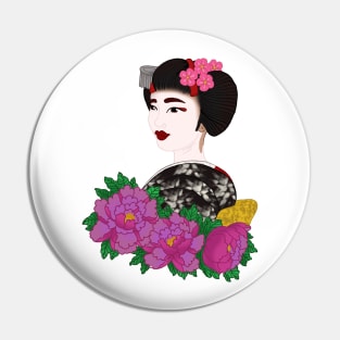 Japanese Peony Pin