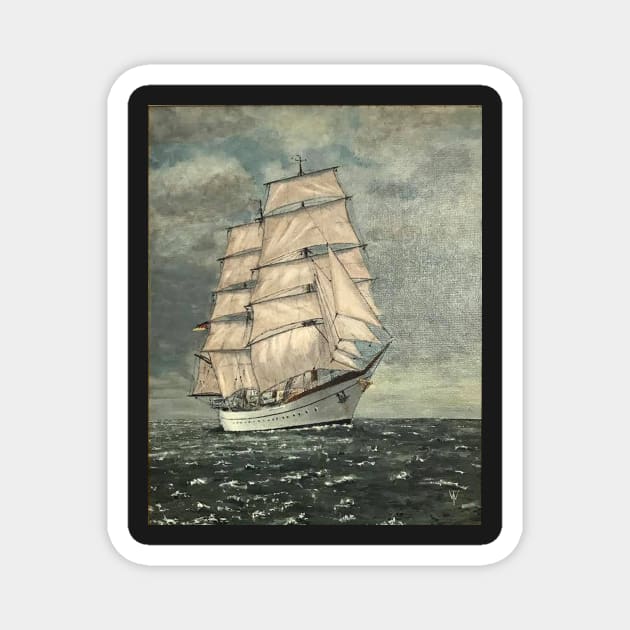 Jorge Foch - A German Sail Training ship Magnet by WILT