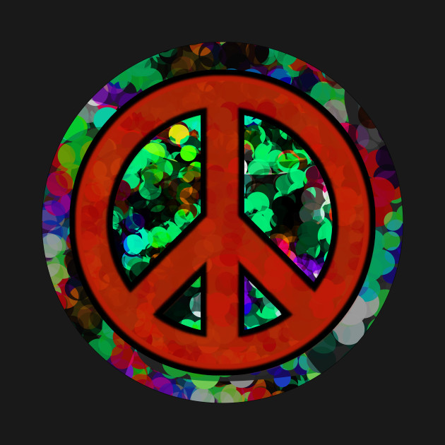 Disover Colorful Peace - Colorful Peace Symbol - T-Shirt