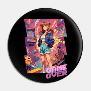 Retro Gamer Girl! Pin