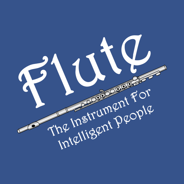 Intelligent Flute White Text by Barthol Graphics