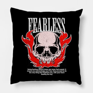 Fearless | T Shirt Design Pillow