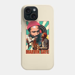 Marvin Gaye : Retro Post Phone Case