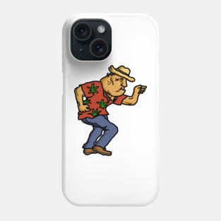 Active Senior Old Man Dancing Phone Case